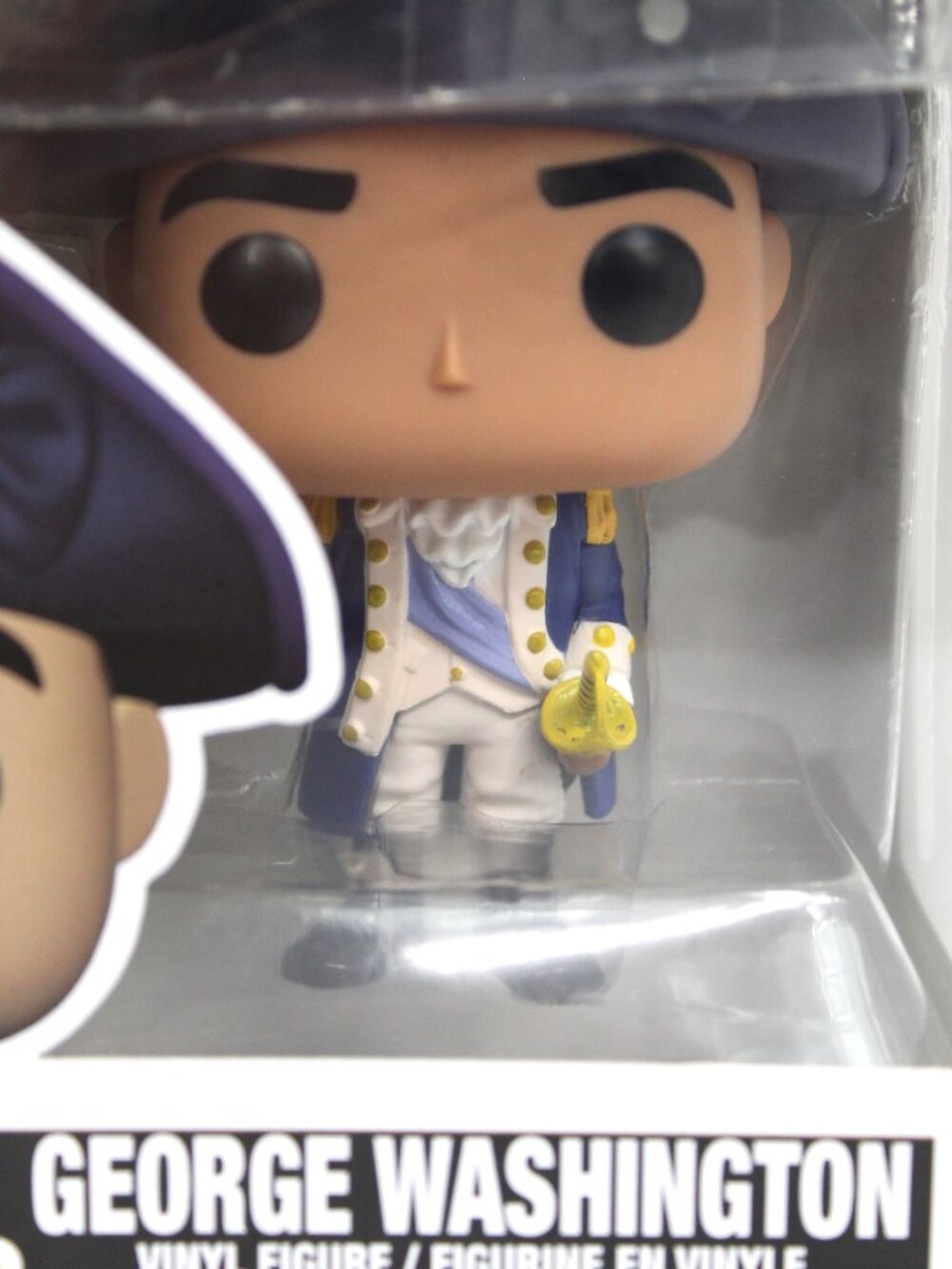 FUNKO POP! BROADWAY HAMILTON VINYL GEORGE WASHINGTON BOXED #05 NIB UNOPENED AS-I - Picture 2 of 8